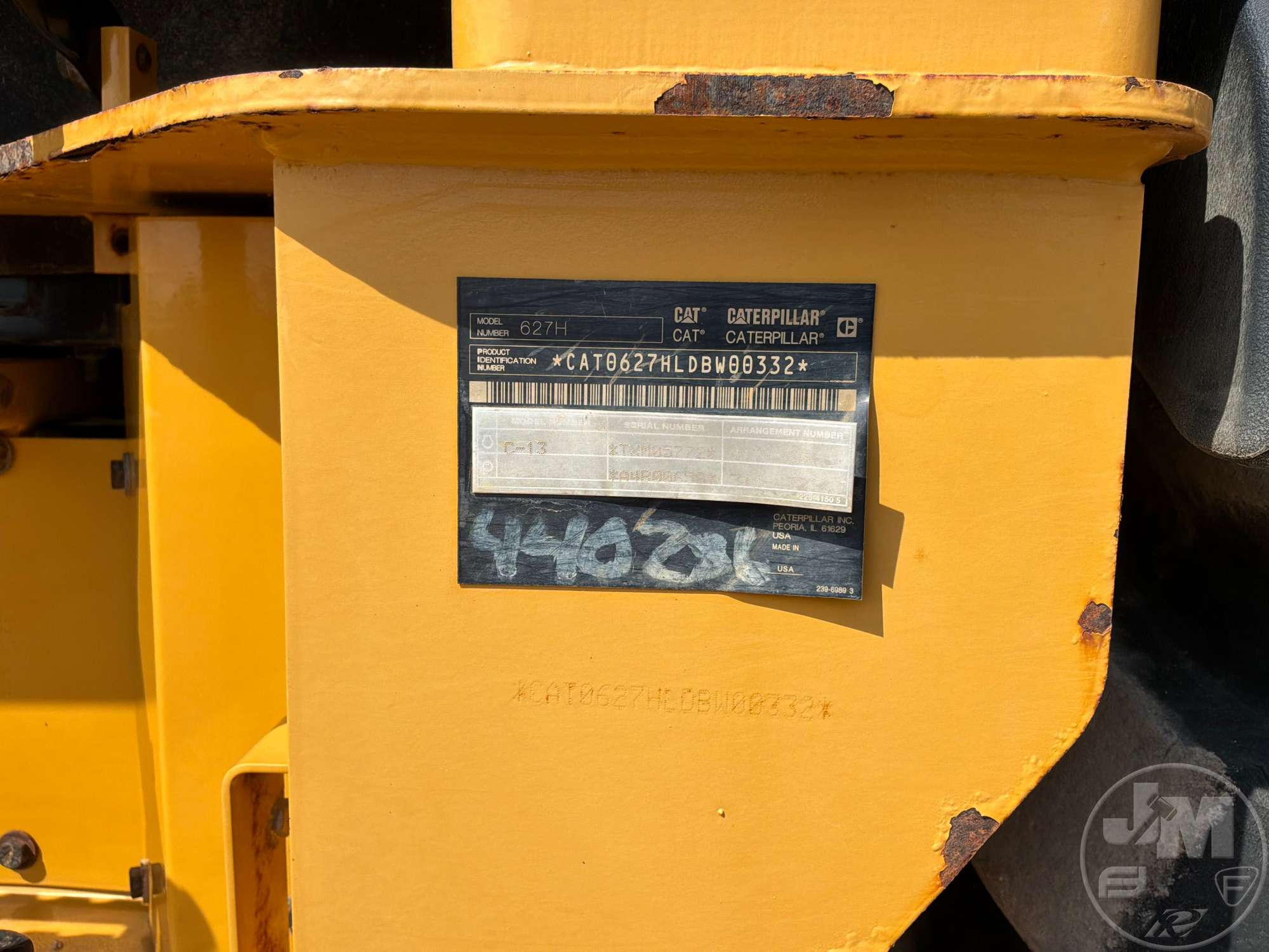 2013 Caterpillar 627H