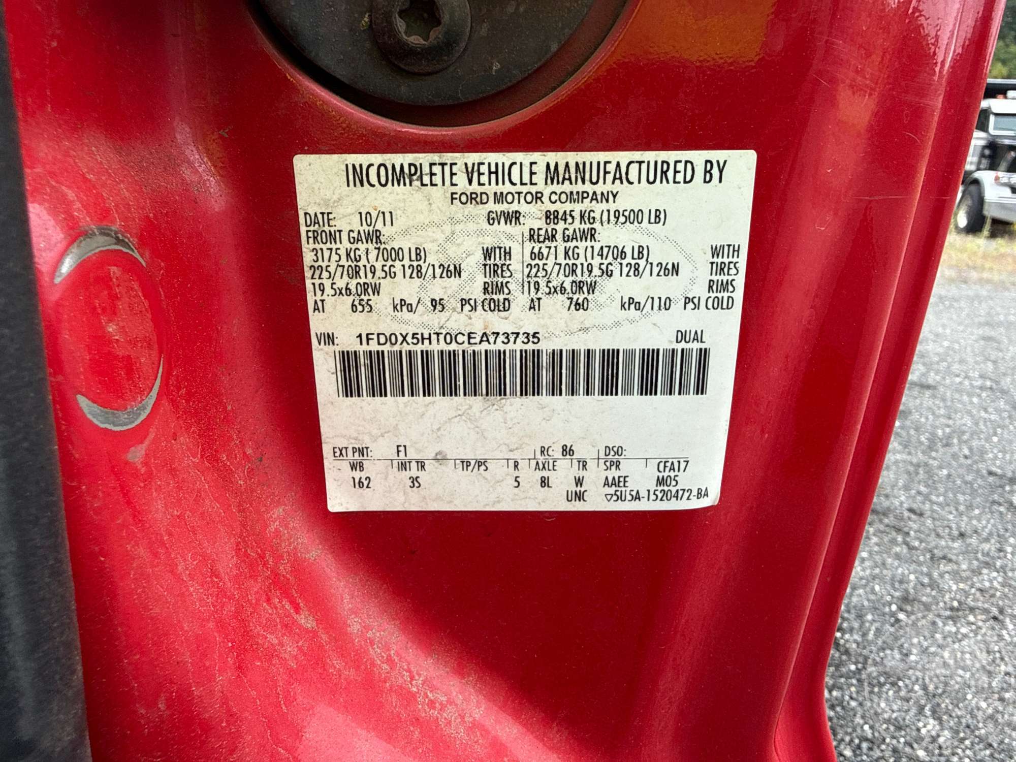 2012 Ford F-550
