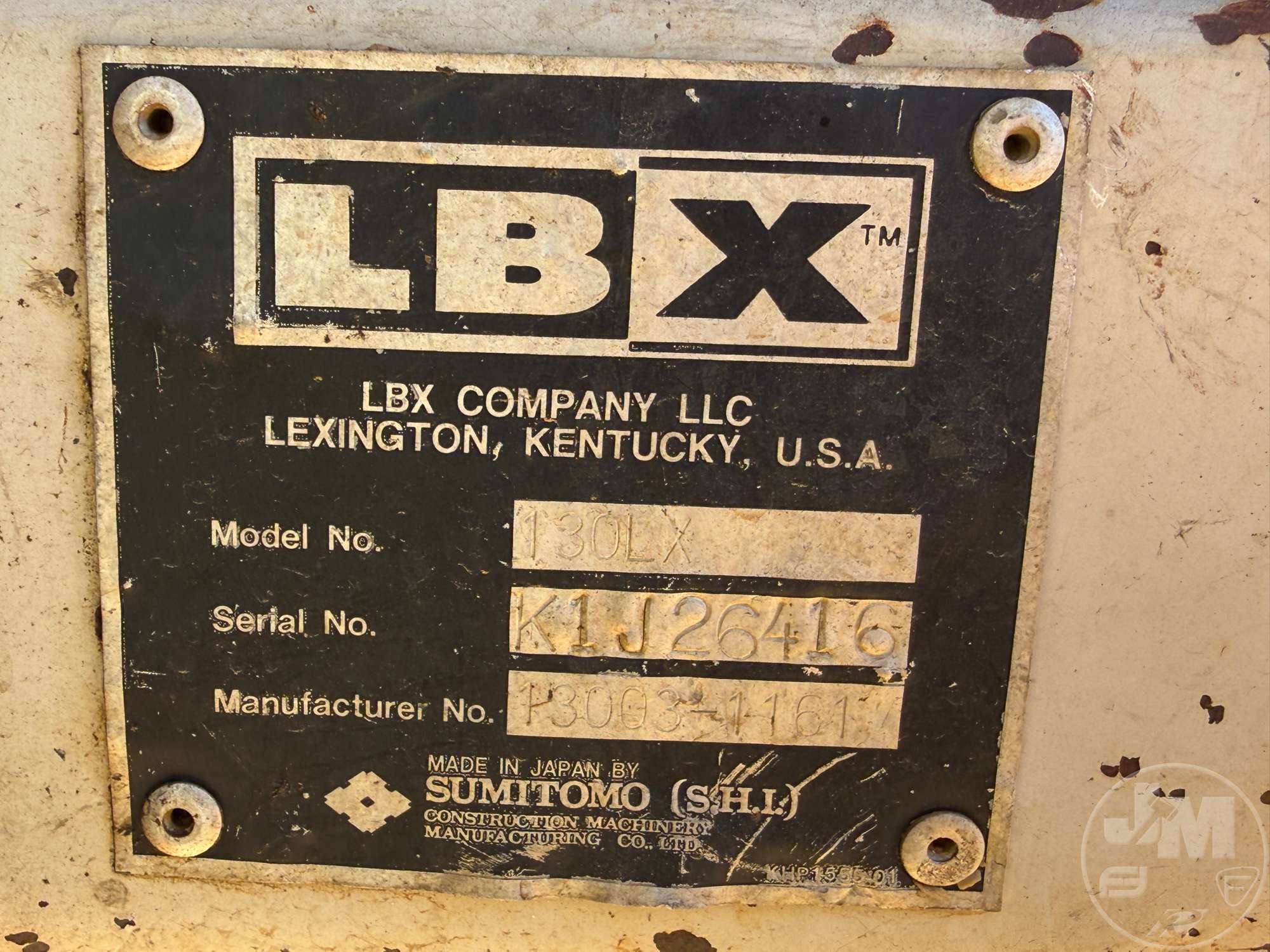 2011 Link-Belt 130 LX