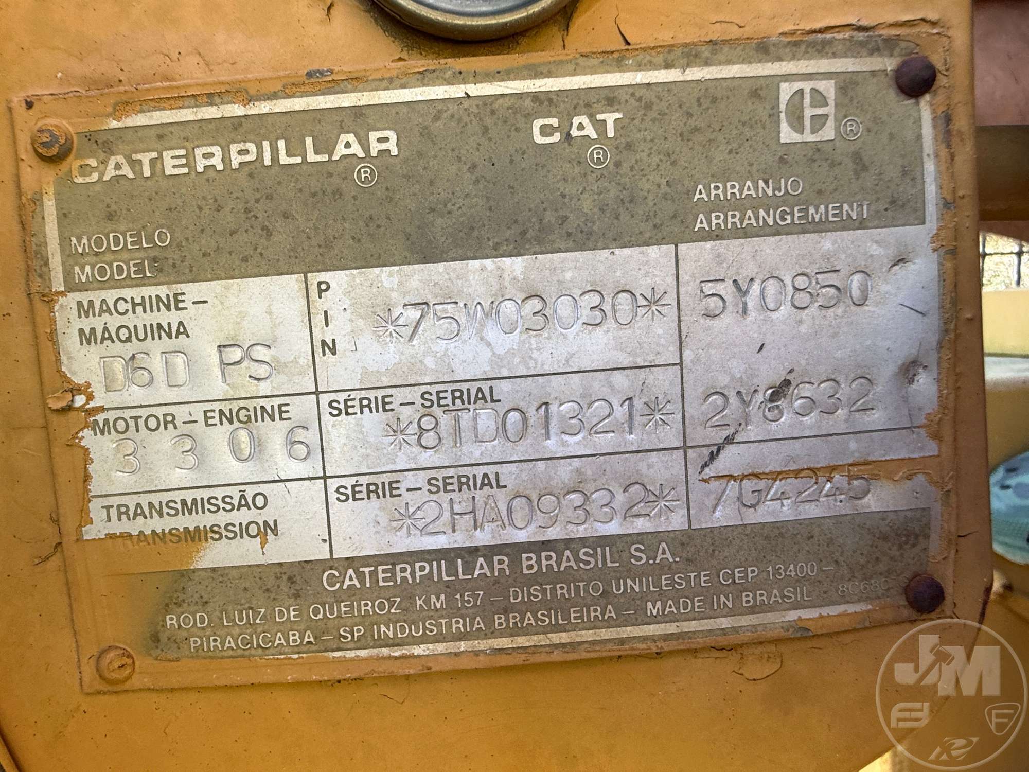1989 Caterpillar D6D