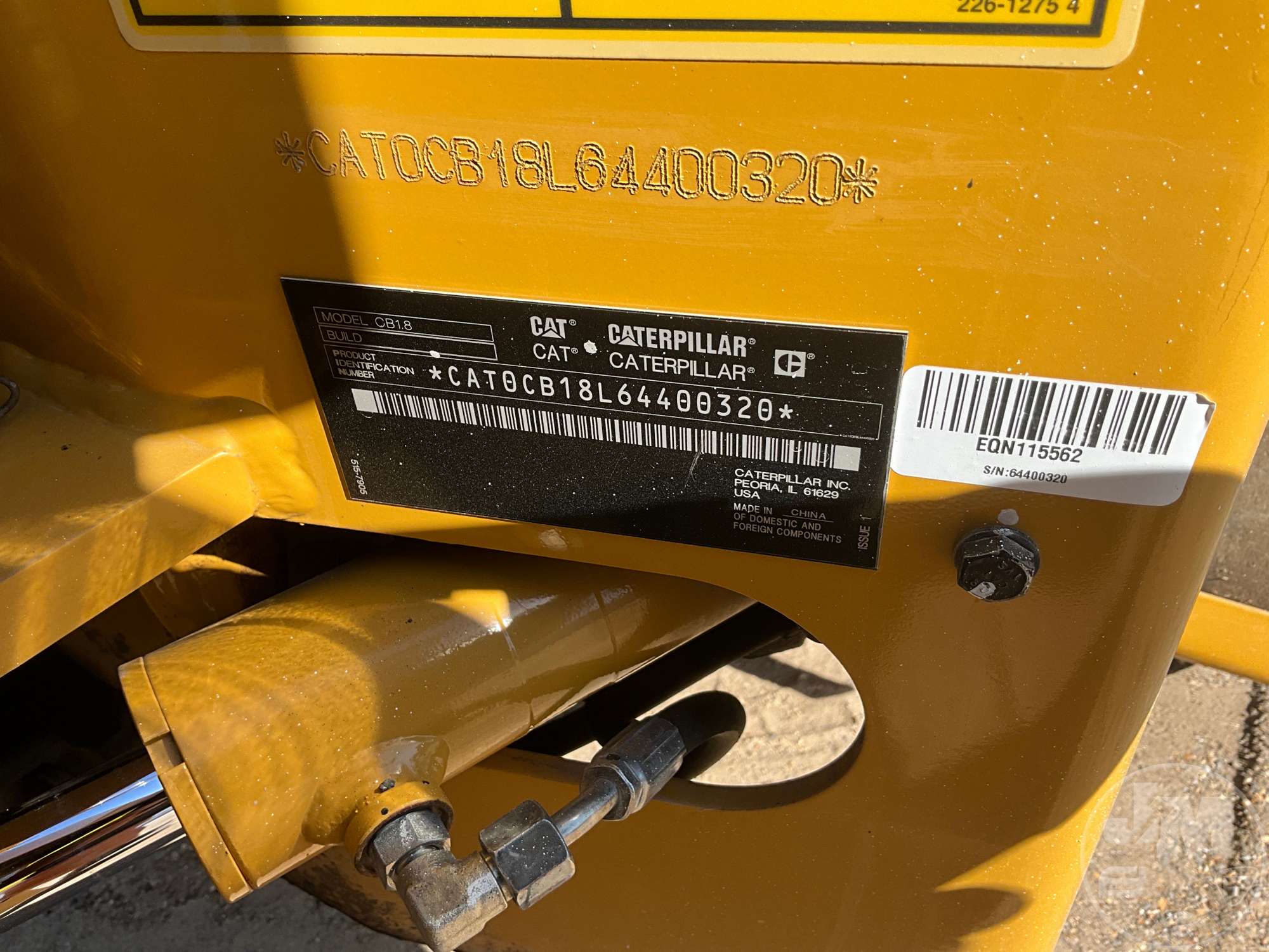 2021 Caterpillar CB1.8