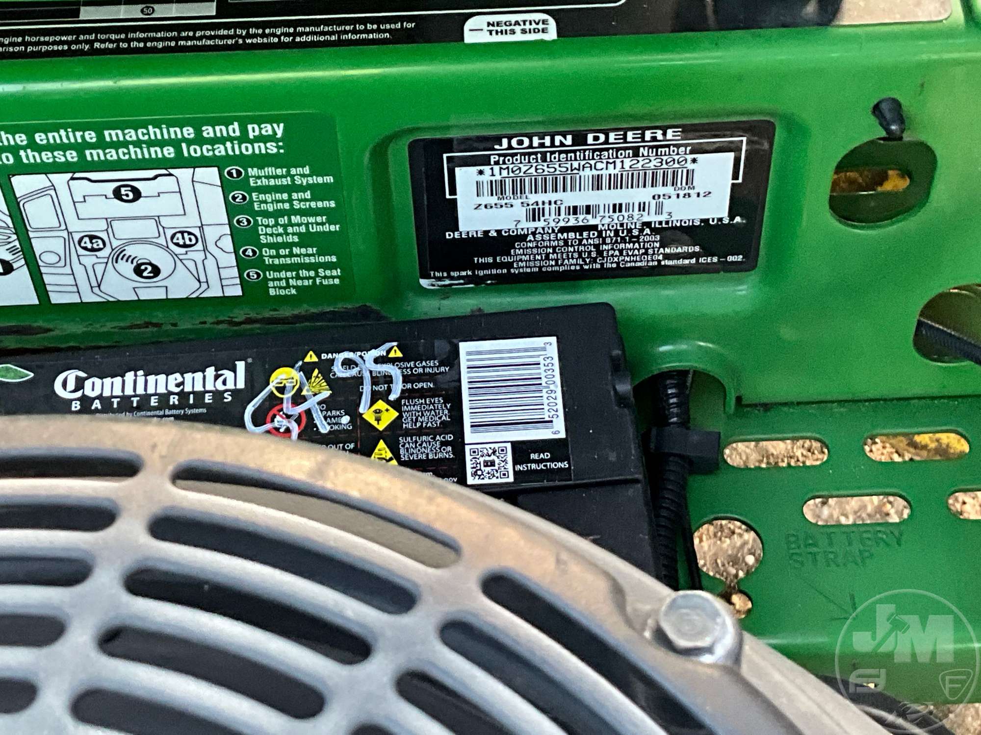 0 John Deere ZTrak Z655