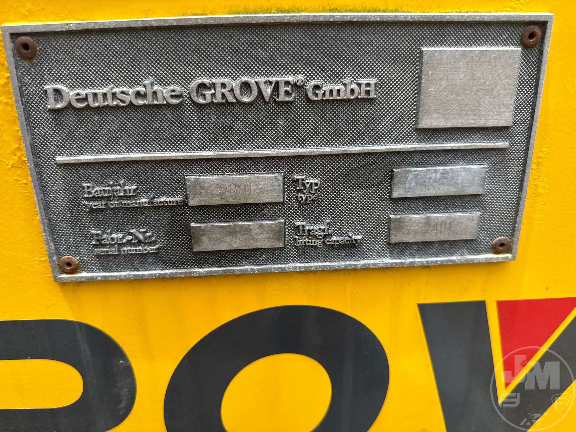2001 Grove GMK5240