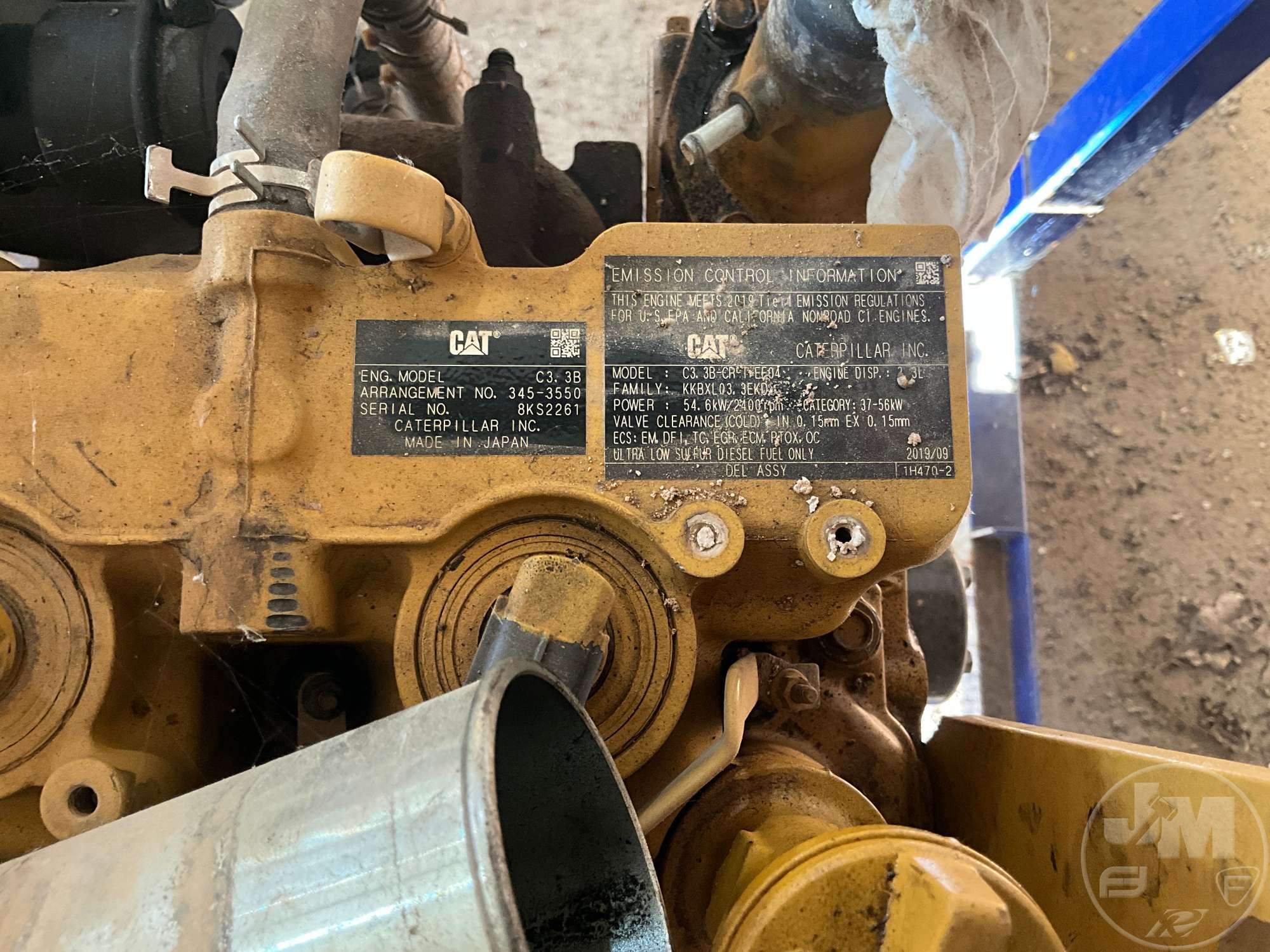 2019 Caterpillar C3.3B 4 CYL DIESEL