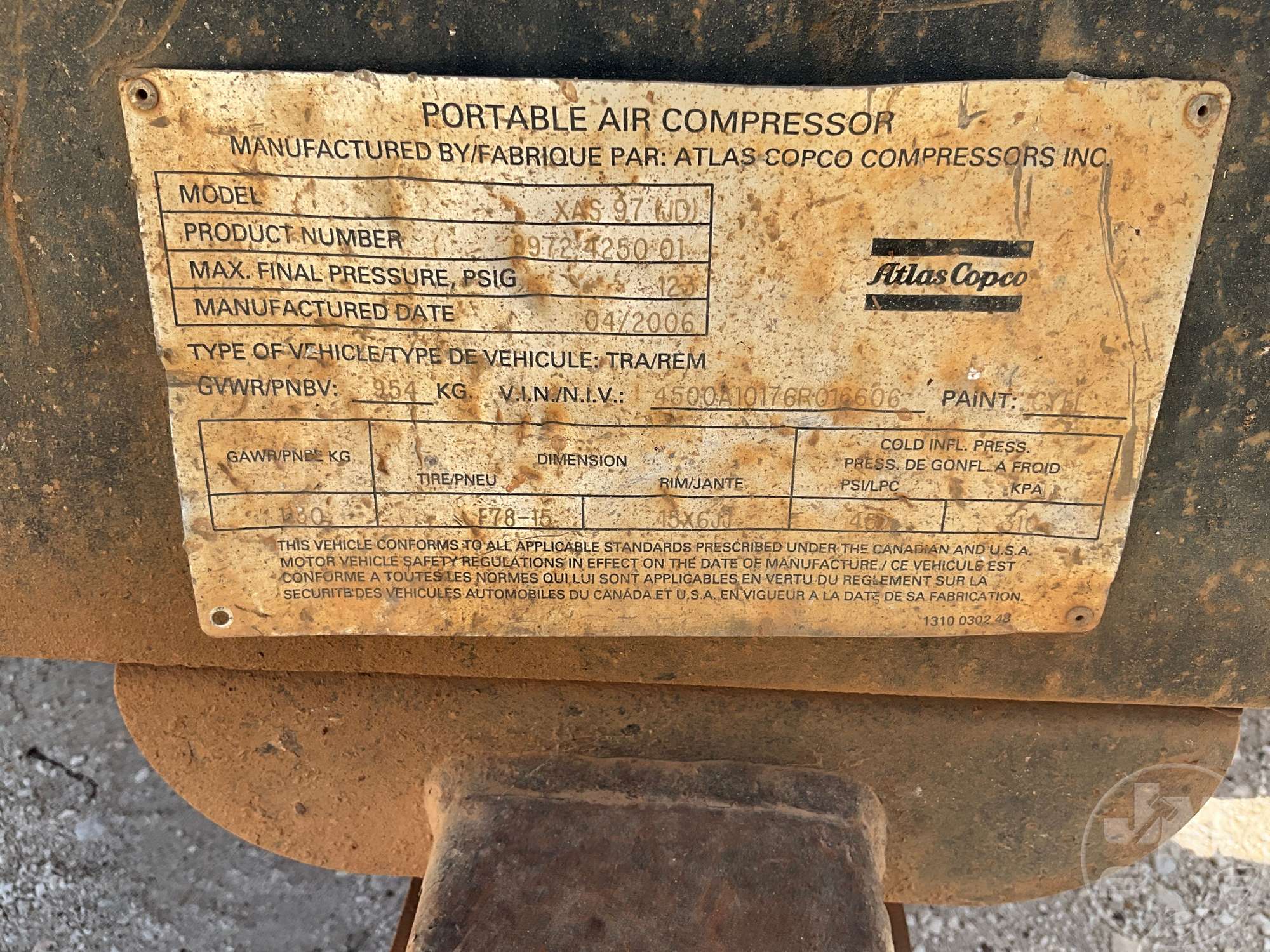 0 Atlas Copco XAS 97