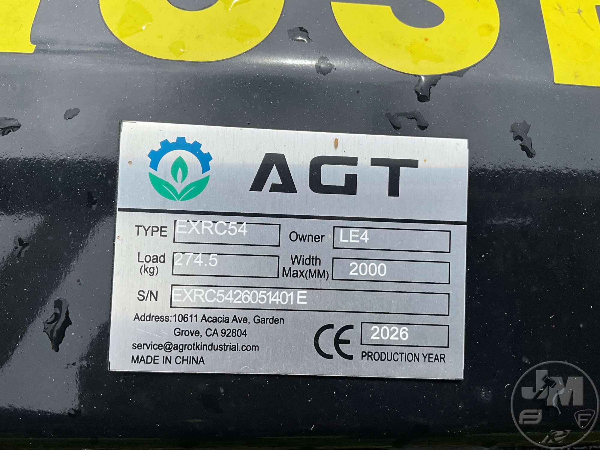 2026 AGT EXRC54